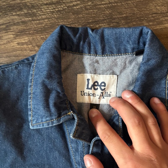 Lee Women's Vintage Modern Union-Alls Coveralls Blue Size Extra Small NEW - Picture 4 of 7
